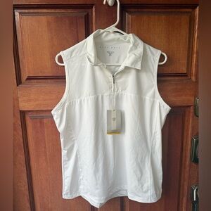 Nike Golf Dry Fit Women’s Sleeveless Quarter Zip Polo Shirt